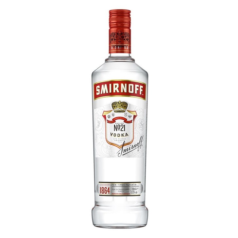 Klemme At vise zoom Vodka Smirnoff Red Label 1 l